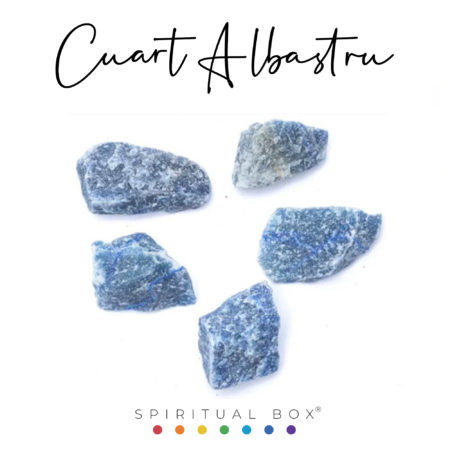 Cristal Brut Cuart Albastru – Liniște, Echilibru și Conectare Spirituală