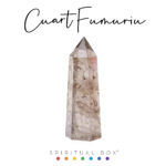 Varf Cuart Fumuriu 6 cm – Cristalul Protecției și Al Echilibrului Energetic