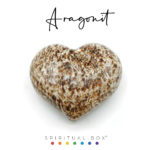 Inimă Cristal Aragonit Natural 4 cm – Echilibru și Stabilitate Emoțională