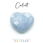 Inimă Cristal Calcit Natural 4 cm – Claritate și Energie Pozitivă