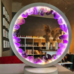 Lampa cu cristale de Ametist