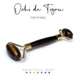 Rola de Masaj din Cristal Ochi de Tigru – 150 mm