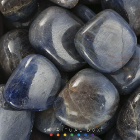 Cristal Rulat Safir – Înțelepciune, Claritate și Protecție