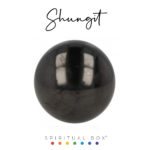 Sfera Shungit 6 cm – Protecție Energetică, Purificare și Vindecare