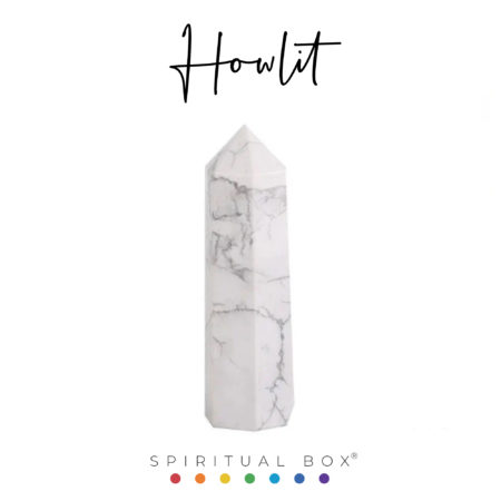 Varf Howlit 6 cm– Cristalul Calității și Al Echilibrului Emoțional