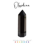Vârf Obsidian 6 cm – Piatra Protecției și a Vindecării Profunde