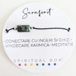Brățară Serafinit – Cristal Natural al Vindecării Divine și Conexiunii cu Îngerii, cu Șnur Reglabil