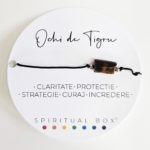 Brățară Ochi de Tigru – Cristal Natural al Curajului și Protecției, cu Șnur Reglabil