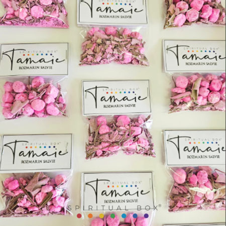 Tămâie Roz Parfumată – Salvie & Rozmarin, cu Mir – 150gr